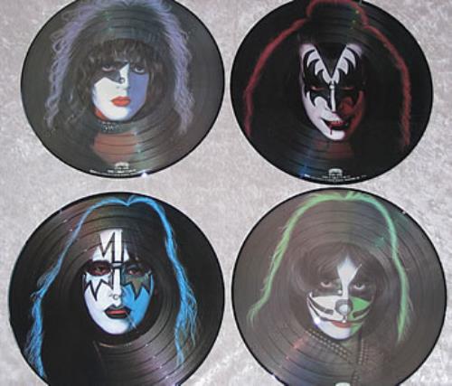 Kiss Set Of Four LP Picture Discs Japanese 12